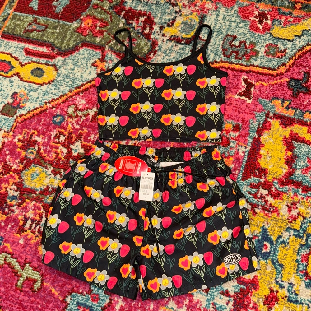 Petals brand - tank & swim shorts